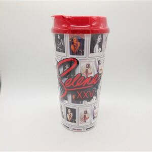Selena Quintanilla XXV‎ 25th Anniversary Red Lid Tumbler Cup Whirley New Sealed